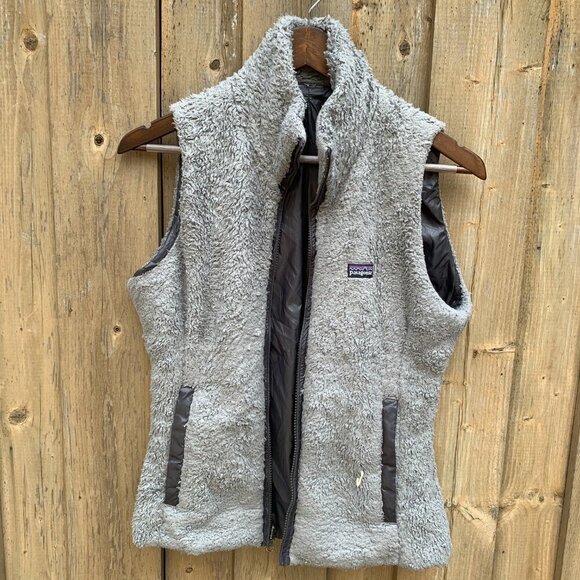 Vintage Reversible Patagonia Fleece Vest Gray - Picture 3 of 9